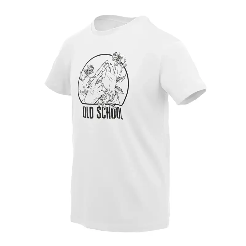 Bestseller T-Shirt Old School Helikon-Tex Biały (TS-OLS-CO-20)