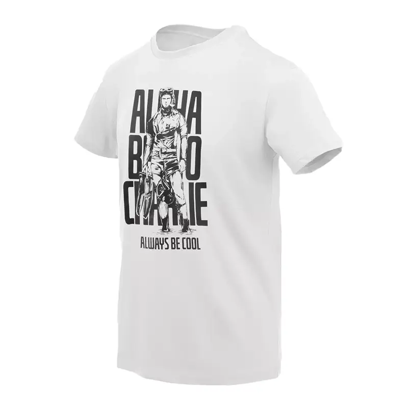 Hit sprzedaży T-Shirt ABC Alfa Bravo Charlie Helikon-Tex Biały (TS-ABH-CO-20)