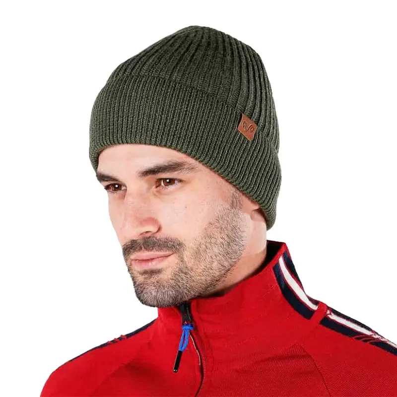 Czapka 100% Wełna Merino (210 g/m²) Fisherman Ciemnozielona Oferta czasowa