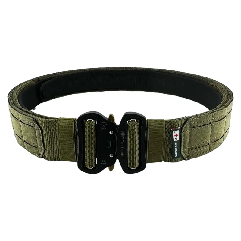 Kup teraz Pas Taktyczny Molle Laser Cut Z Pasem Wewnętrznym JB Tacticals Olive Green
