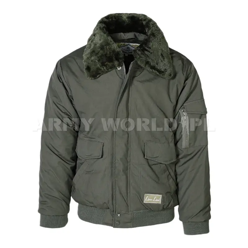 Nowy Kurtka Bomberka Ocieplana Life Line Olive Nowa