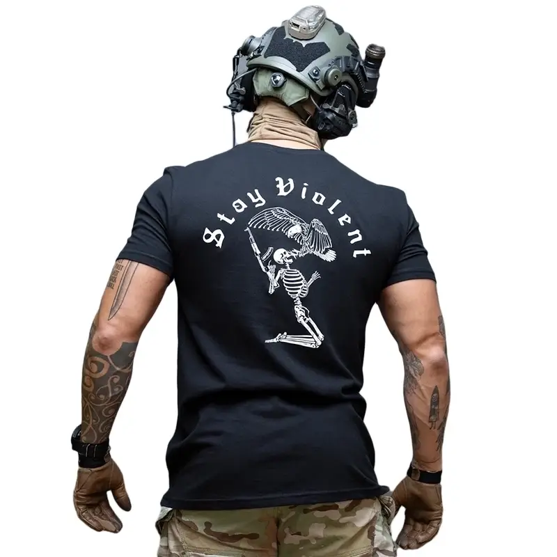 Do wyczerpania zapasów T-Shirt Stay Violent Brothers In Arms Czarny