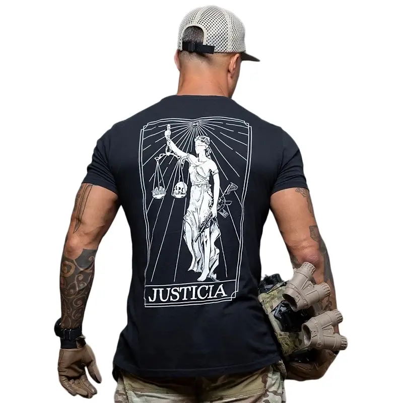 T-Shirt Justicia Brothers In Arms Czarny Ostatnia szansa