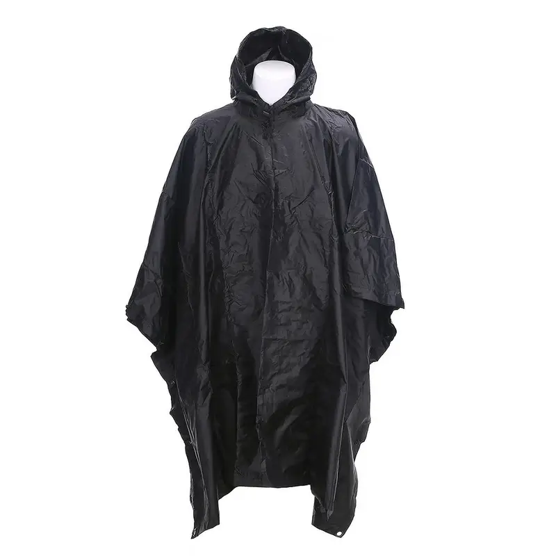 Wybór klientów Peleryna Przeciwdeszczowa / Poncho Ripstop Fostex Garmonts Czarne (325242)