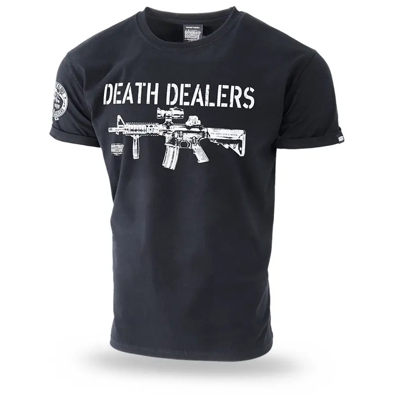 T-shirt Death Dealers Doberman's Aggressive Czarny (TS308A) Do wyczerpania zapasów