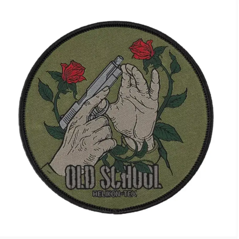 Emblemat Old School Patch Helikon-Tex Zielony (OD-OSL-PO-82) Ograniczona ilość