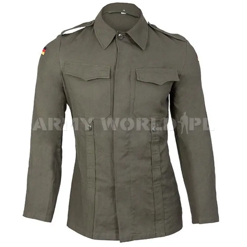 Bluza Moleskin Wojskowa Niemiecka Bundeswehr Olive Oryginał Demobil II Gatunek Nie przegap