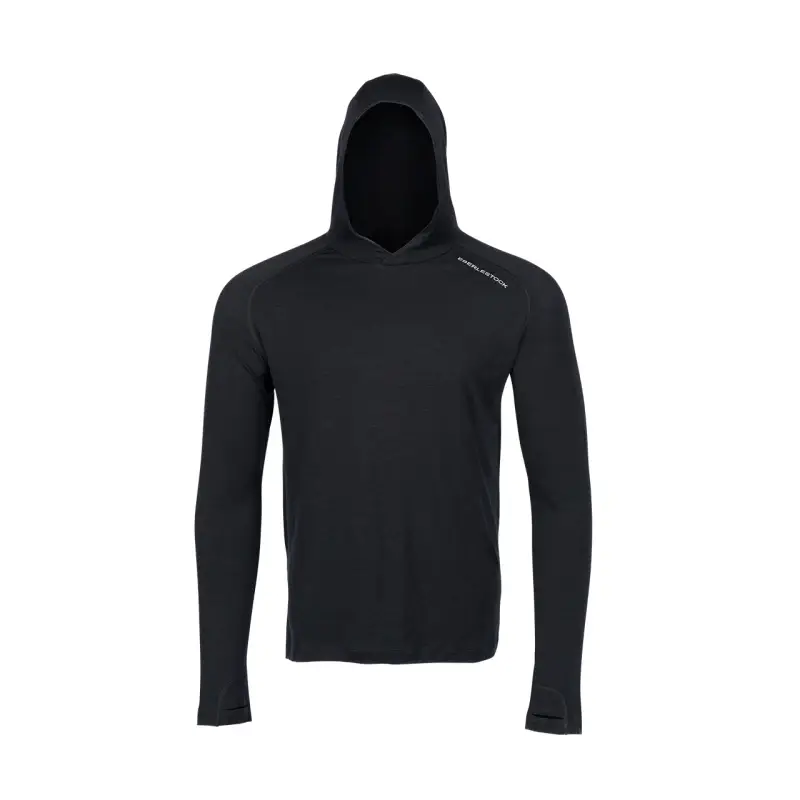 Nie przegap Bluzka Z Kapturem Lochsa Merino Hoody Eberslestock Czarna (LHB2)