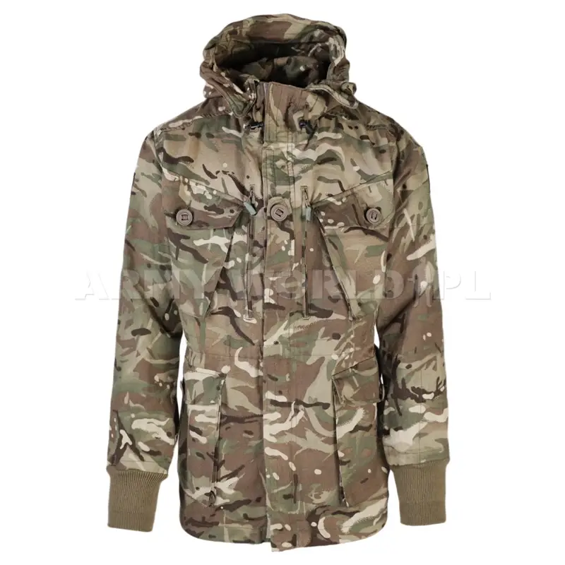 Kurtka Parka Wojskowa Brytyjska COMBAT FR Ściągacz Windproof MTP Oryginał Demobil BDB Nie przegap