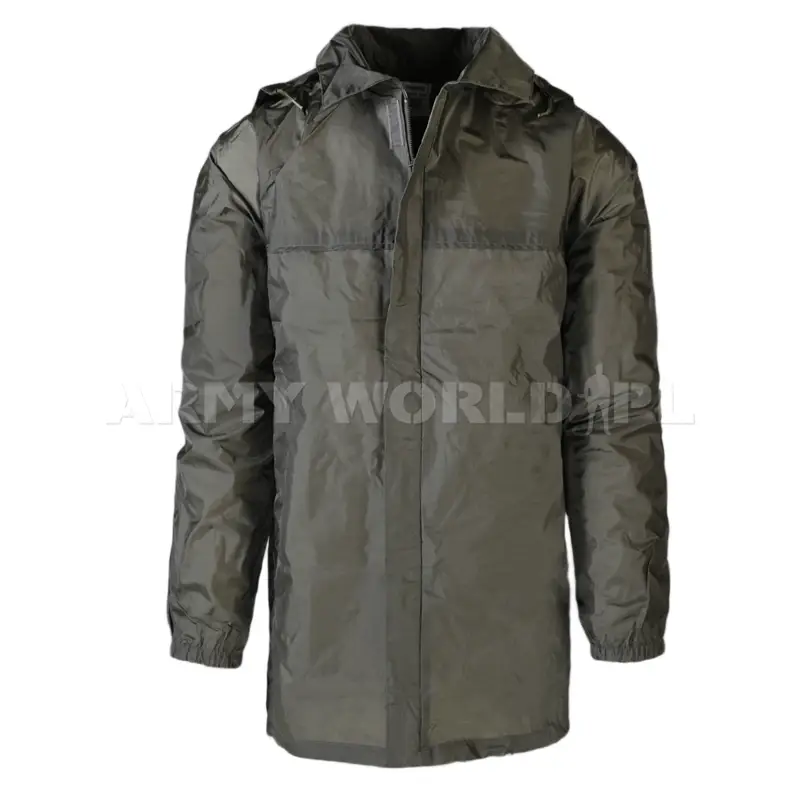 Oferta Kurtka Przeciwdeszczowa Wojskowa Francuska Olive Oryginał Demobil BDB
