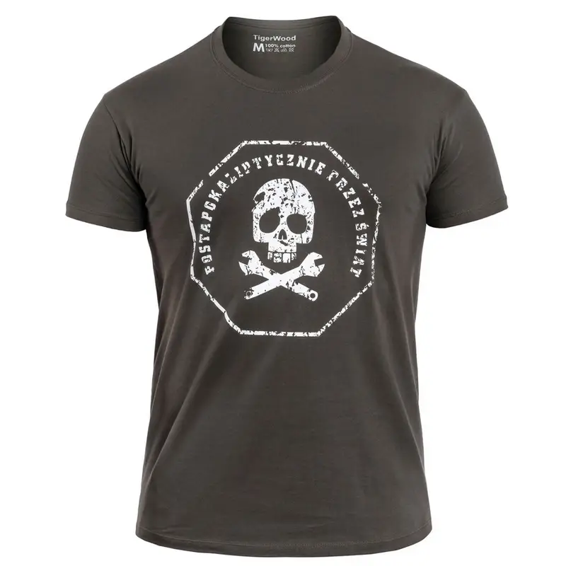 Bestseller T-Shirt Postapokaliptycznie TigerWood Khaki
