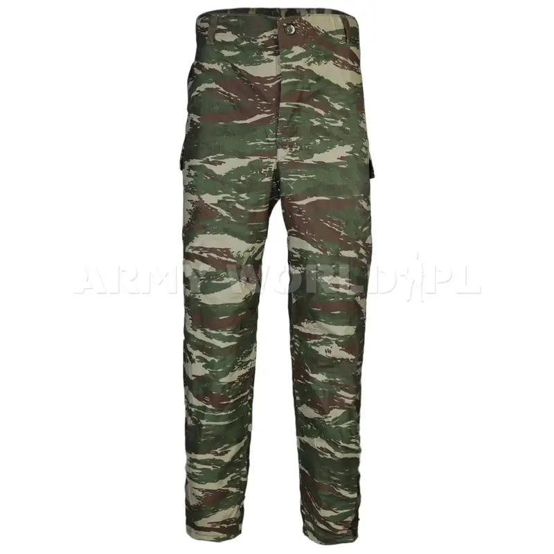 Spodnie Bojówki Wojskowe Greckie BDU Lizard Camo Oryginał Nowe Dodaj do koszyka