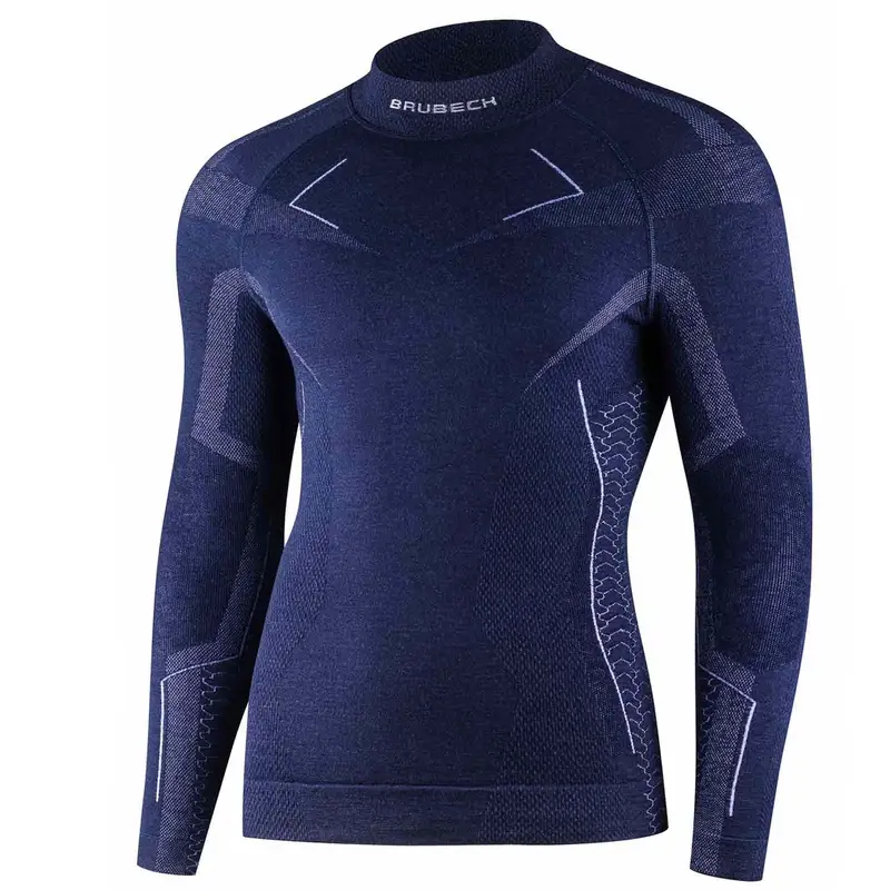 Bluza Męska Extreme Merino Brubeck Granatowa (LS1666M) Bestseller