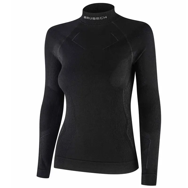 Szybka dostawa Bluza Damska Extreme Merino Brubeck Czarna (LS1665W)