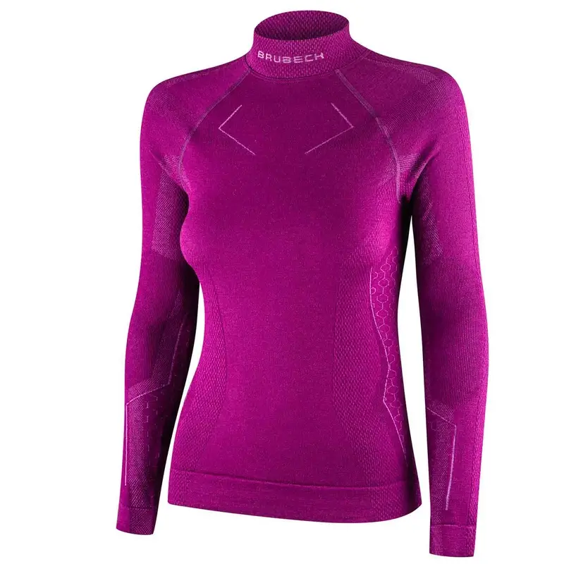 Oferta limitowana Bluza Damska Extreme Merino Brubeck Fuksjowa (LS1665W)
