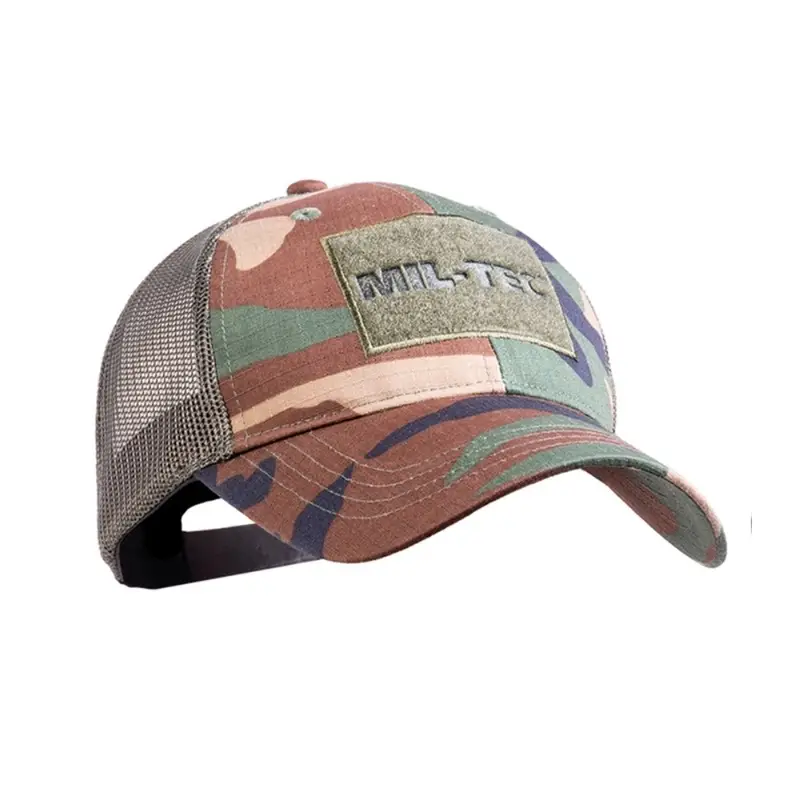 Czapka Z Daszkiem Baseball TRUCKER Mil-tec Woodland (12318520) Rabat