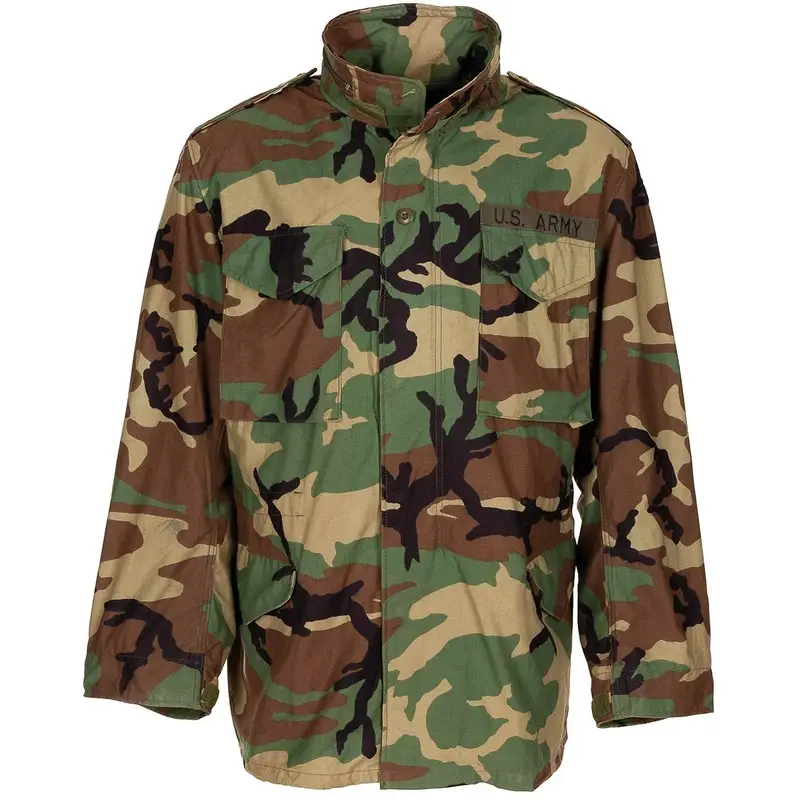 Super okazja Kurtka Wojskowa Model M65 US Army Woodland Oryginał Demobil BDB