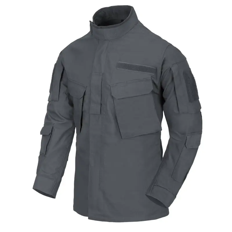Bluza CPU (Combat Patrol Uniform) PolyCotton Ripstop Helikon-Tex Shadow Grey (BL-CPU-PR-35) Dostępne od ręki