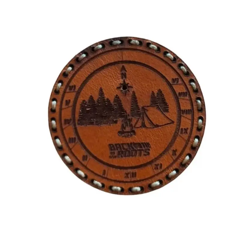 Naszywka Skórzana Back To The Roots Tigerwood Jasnobrązowa Popularny