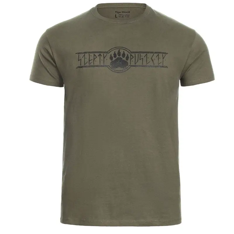 T-Shirt Szepty Puszczy TigerWood Khaki Do wyczerpania zapasów
