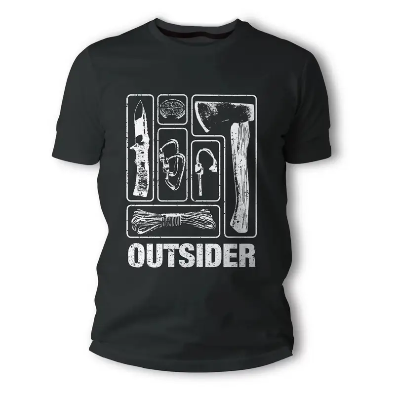 Bestseller T-Shirt Outsider TigerWood Ciemnoszary