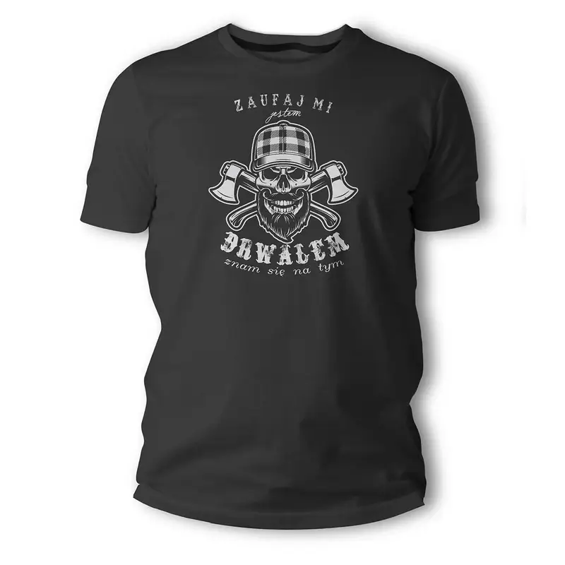 Ekspresowa dostawa T-Shirt Drwal TigerWood Ciemnoszary
