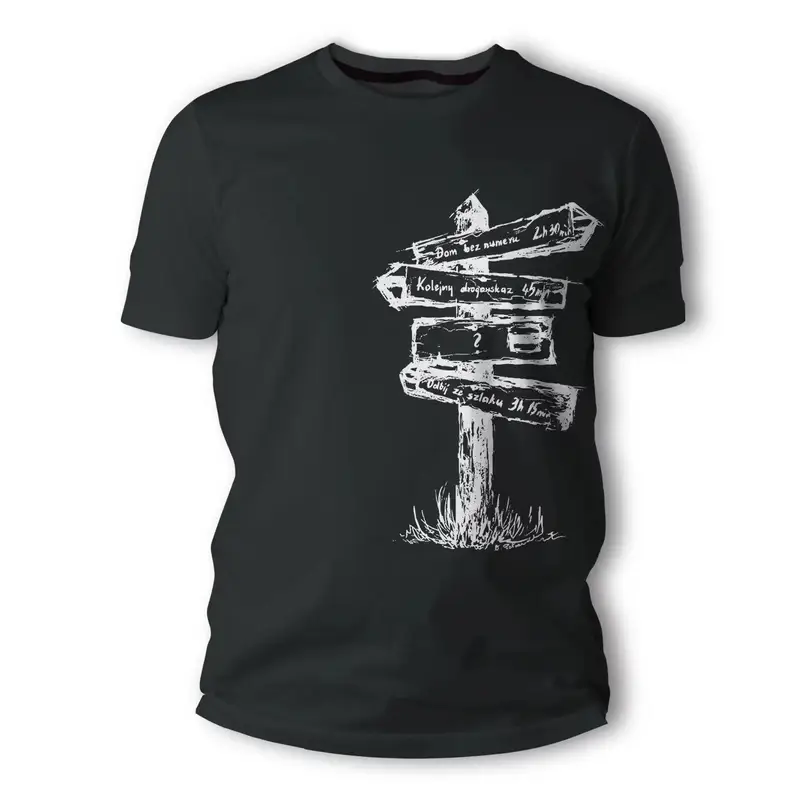Promocja T-Shirt Drogowskaz TigerWood Ciemnoszary