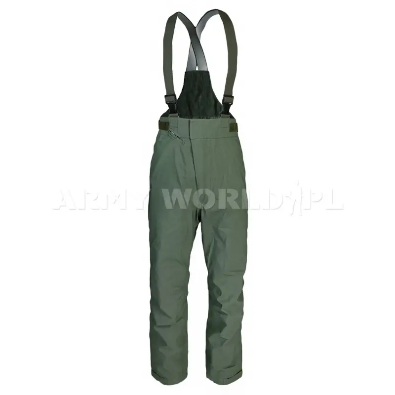 Spodnie Na Szelkach Gore-Tex Przeciwdeszczowe Wojskowe Brytyjskie Beaufort Olive Oryginał Nowe Promocja
