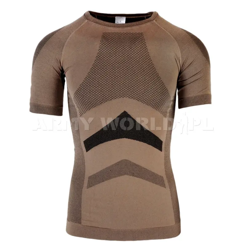 Łatwy zwrot T-shirt Termoaktywny Bundeshwehr KSK Comazo Brązowy Oryginał Demobil BDB