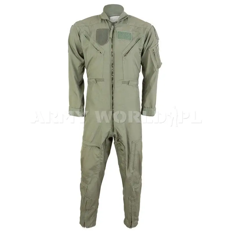 Promocja Kombinezon Pilota Wojskowy Trudnopalny Nomex US ARMY CWU-27/P Olive OryginałDemobil BDB