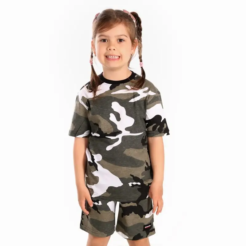 Nie przegap T-shirt Dziecięcy Junior Urban Camo