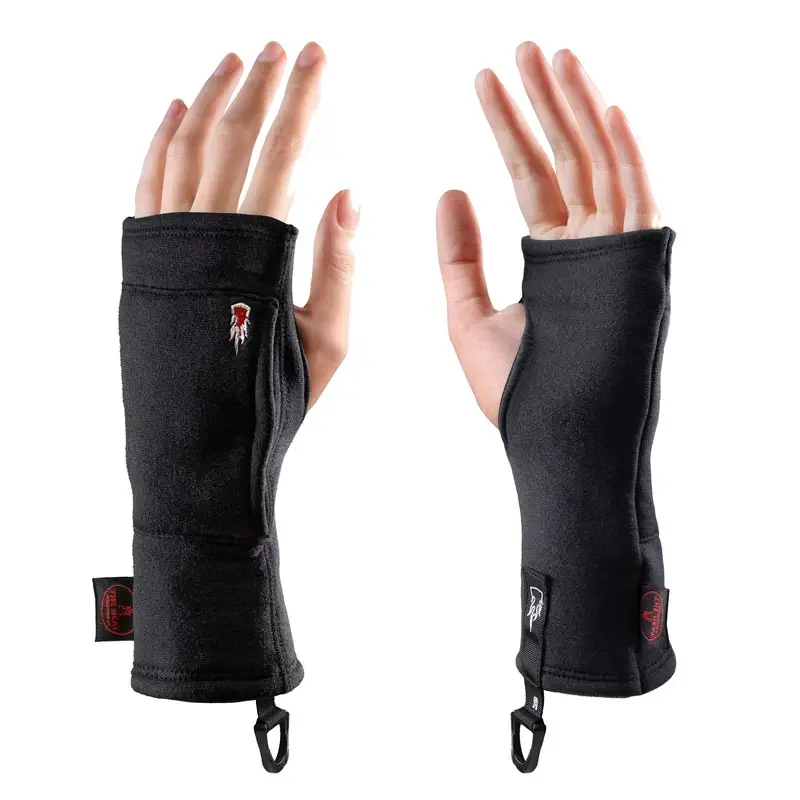 Rękawice Merino Tube The Heat Company Czarne Tylko dziś