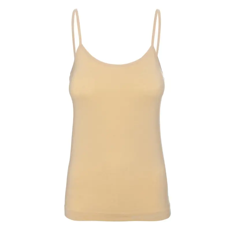 Koszulka Damska Camisole Comfort Cotton Brubeck Beżowa (CM00210) Szybka wysyłka