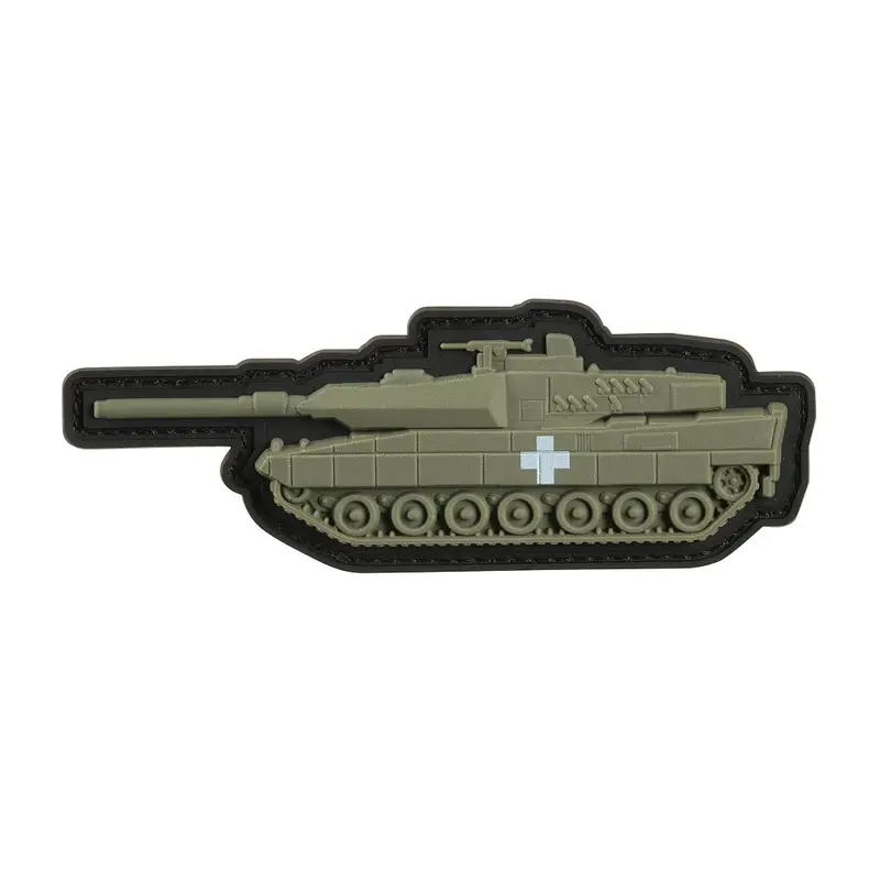 Rabat Naszywka Czołg Krzyz №1 PVC M-Tac Olive (51338310)