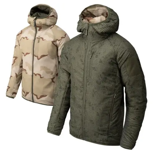 Kurtka Dwustronna WOLFHOUND Hoodie Windpack Helikon-Tex Desert Night Camo / US Desert (KU-RWH-NL-0L05A) Nowość
