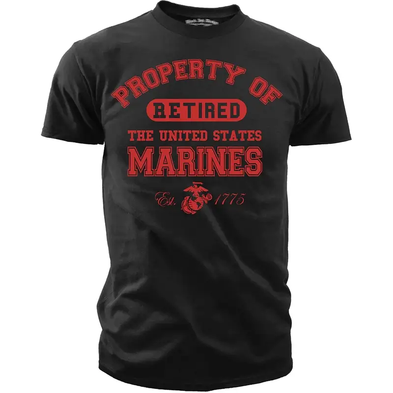 T-shirt USMC Retired Semper 7.62 Design Czarny (BIT-762BLK) Do wyczerpania zapasów