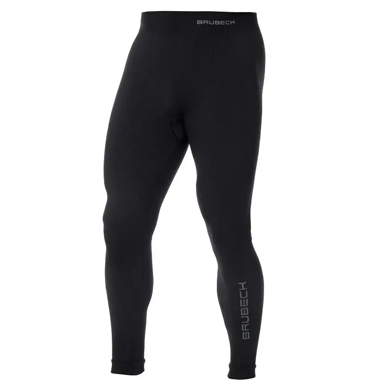 Wyprzedaż Spodnie Legginsy TermoaktywneMęskie Extreme Thermo Brubeck Czarne (LE13060)