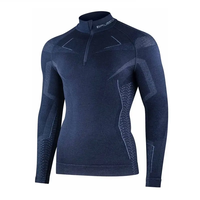 Bluza Męska Extreme MERINO Brubeck Granatowa (LS1610) Ograniczona ilość