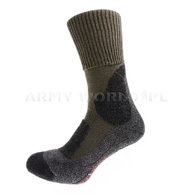 Super okazja Skarpety Wojskowe Falke-TK1 Olive / Szare Oryginał Demobil BDB