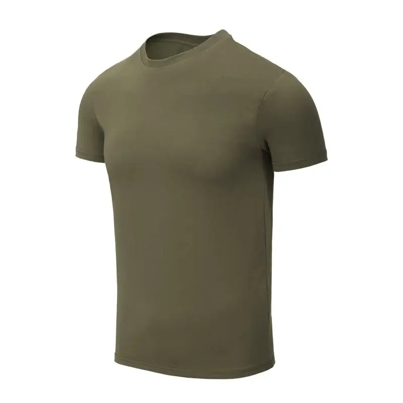 T-shirt Z Bawełny Organicznej Slim Helikon-Tex Olive Green (TS-OCS-OS-02) Oferta