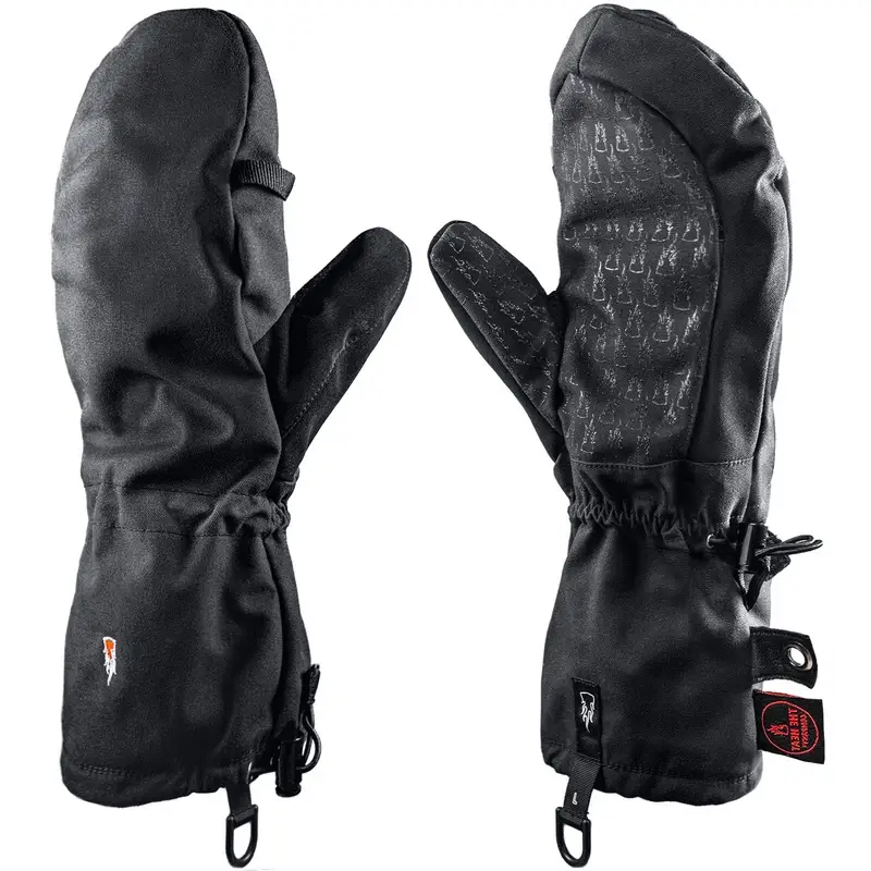 Wybór klientów Rękawice Łapki Polar Hood The Heat Company Czarne