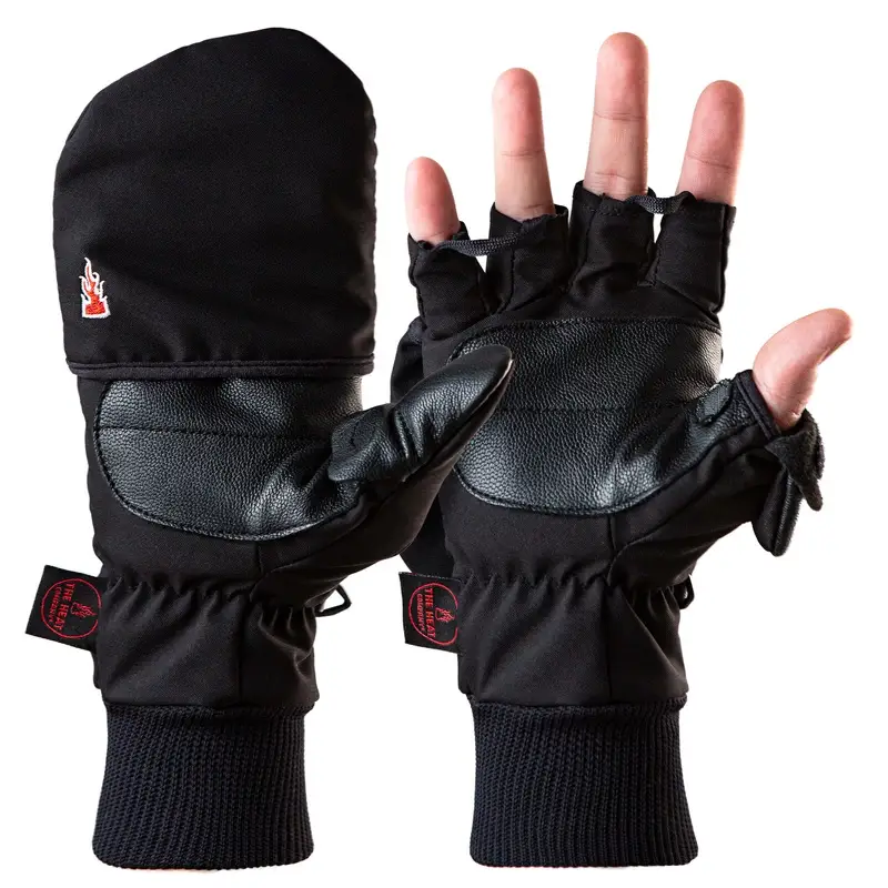 Rękawice Taktyczne HEAT 2 Softshell The Heat Company Czarne Cena promocyjna