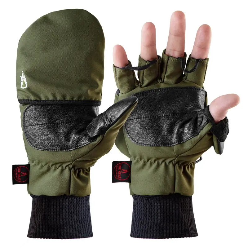 Rękawice Taktyczne HEAT 2 Softshell The Heat Company Olive Green Bezpieczne zakupy