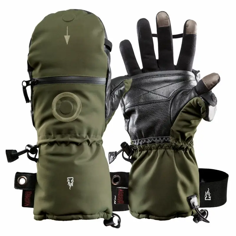 Do wyczerpania zapasów Rękawice Zimowe Łapki HEAT 3 Smart The Heat Company Olive Green