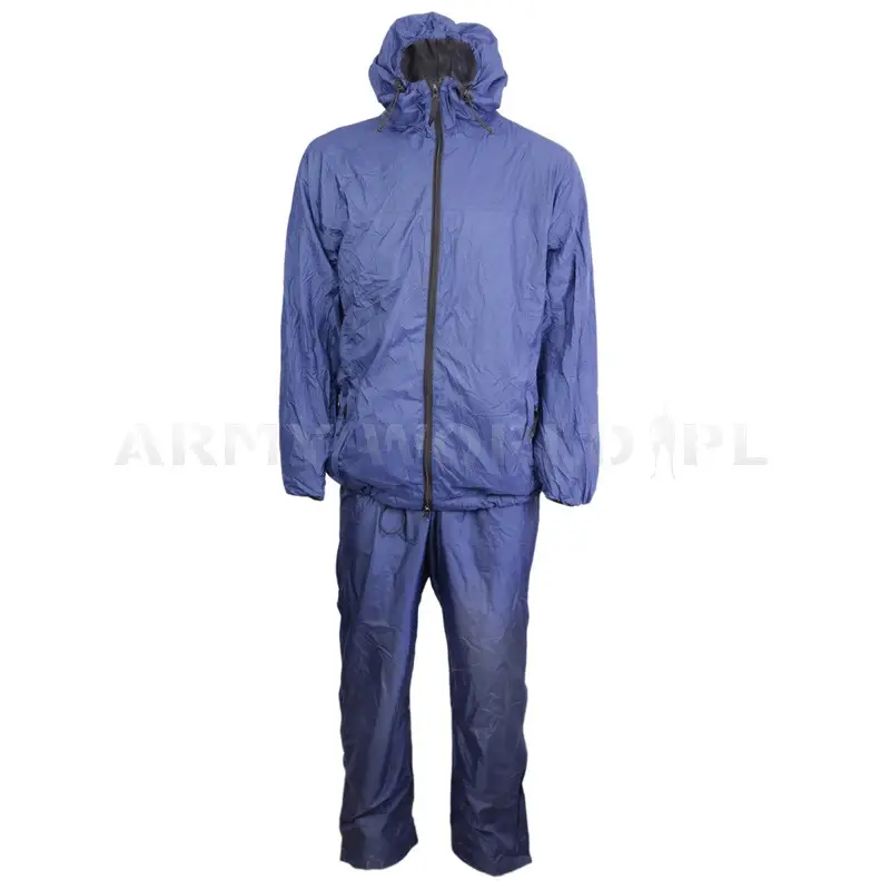 Komplet Odzieży Waterproof TRI-Service Brytyjski (Kurtka + Spodnie) Granatowe Oryginał Demobil BDB Niska cena