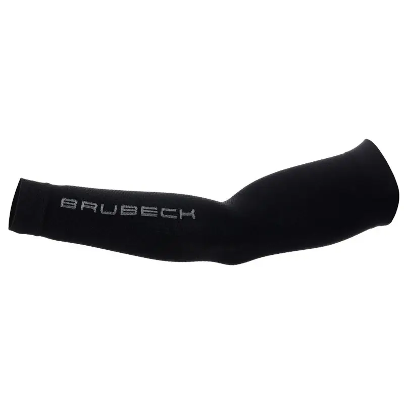 Rękawki Kolarskie Rowerowe Unisex Brubeck Czarne Nowe (SB10060) Darmowy zwrot
