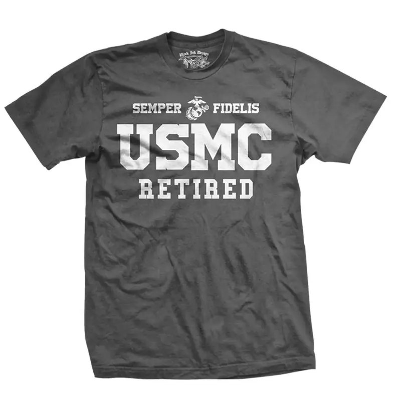 T-shirt USMC Retired Clas 7.62 Design Charcoal (BIT-750HDC) Nowy