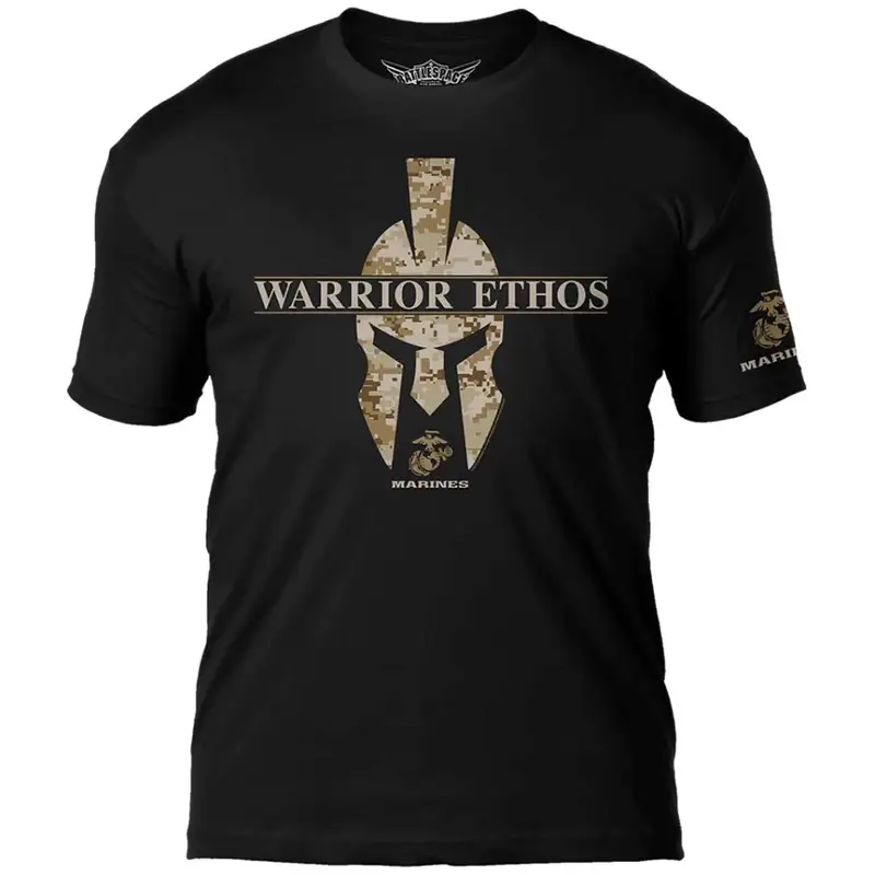 T-shirt US Marines Warrior Ethos 7.62 Design Czarny (BAT-574BLK) Bezpieczna płatność
