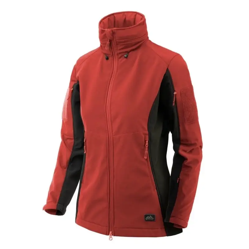 Kurtka Damska Helikon-Tex Gunfighter Shark Skin Windblocker Crimson Sky / Czarna (KU-GUW-FM-8301A) Super okazja