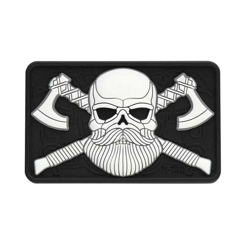 Naszywka Bearded Skull 3D PVC M-Tac Czarno / Biała (51113236) Super okazja
